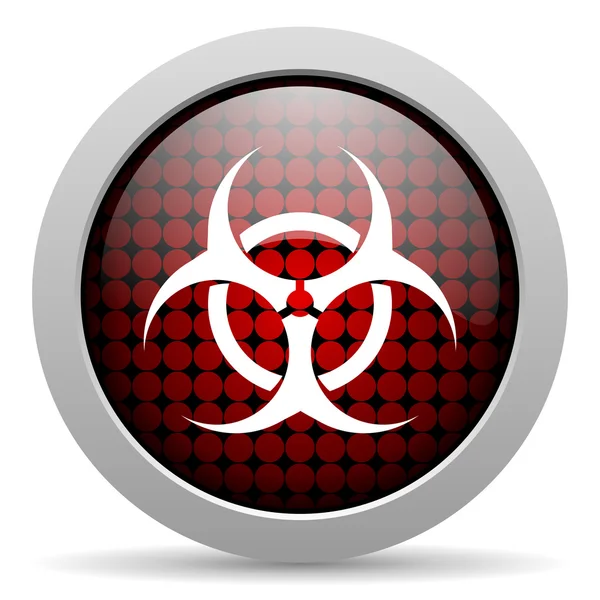 Wirus błyszczący ikona — Zdjęcie stockowe