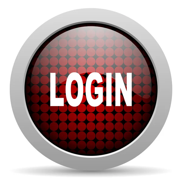 Значок "login glossy" — стоковое фото