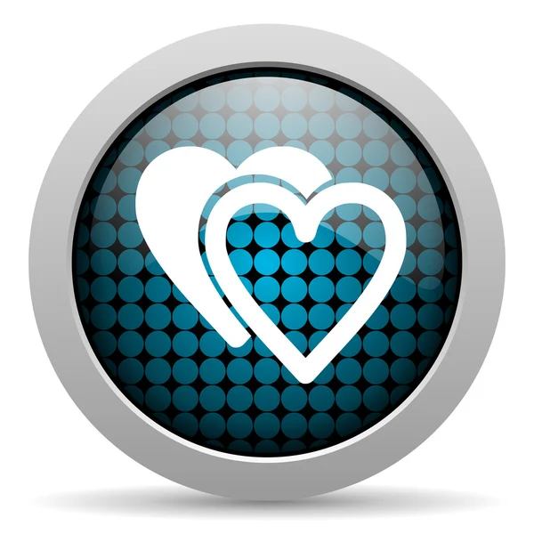 Love glossy icon — Stock Photo, Image