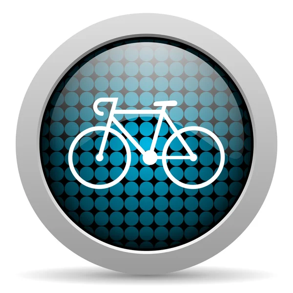 Bicycle glossy icon — Stock Photo, Image