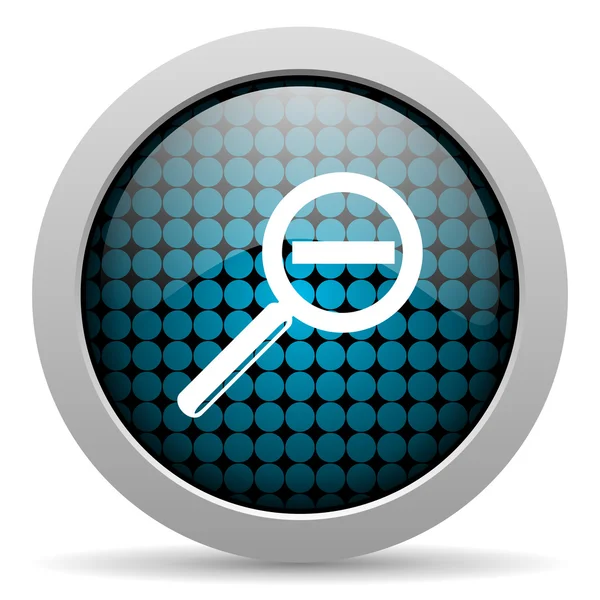 Magnification glossy icon — Stock Photo, Image