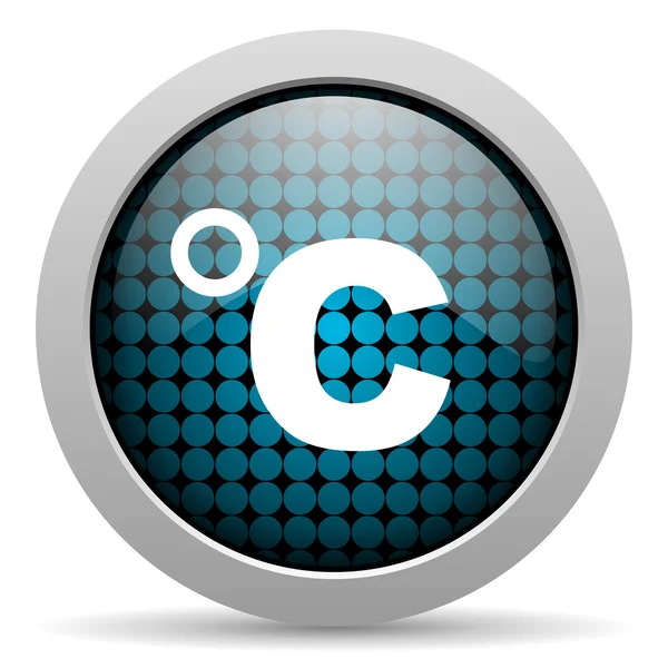 Celsius glossy icon — Stockfoto