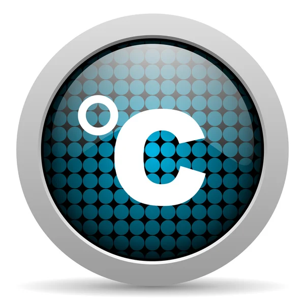 Celsius glossy icon — Stock Photo, Image