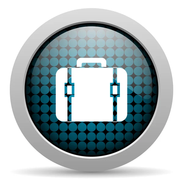 Ikon mengkilap bagasi — Stok Foto