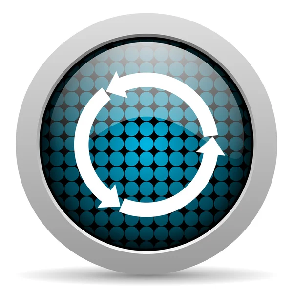 Refresh glossy icon — Stock Photo, Image