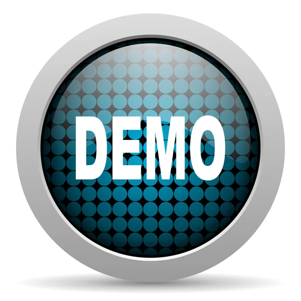 Demo glossy icon — Stock Photo, Image