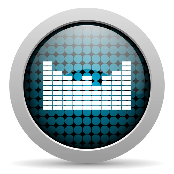 Sound glossy icon — Stock Photo, Image