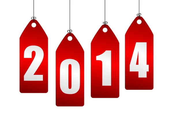 Illustration zum neuen Jahr 2014 — Stockfoto