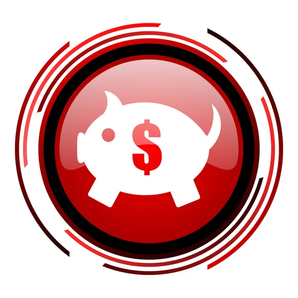 Piggy bank icon — Stock Photo, Image