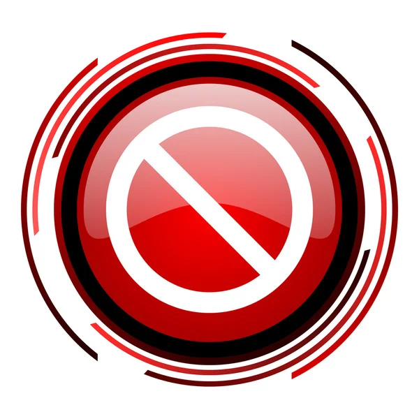 Access denied icon — Stock Photo, Image