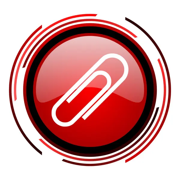 Paper clip icon — Stock Photo, Image