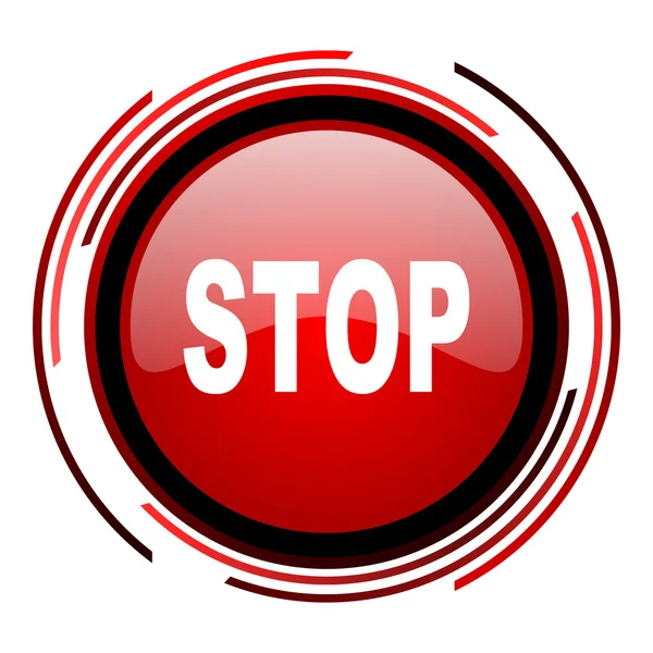 Stop icon — Stock Photo, Image