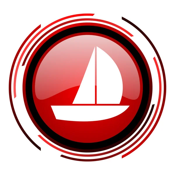 Yacht icon — Stock Photo, Image