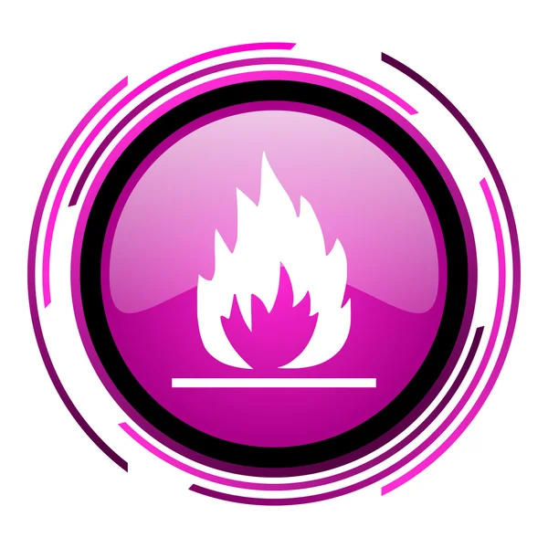 Flames icon — Stock Photo, Image