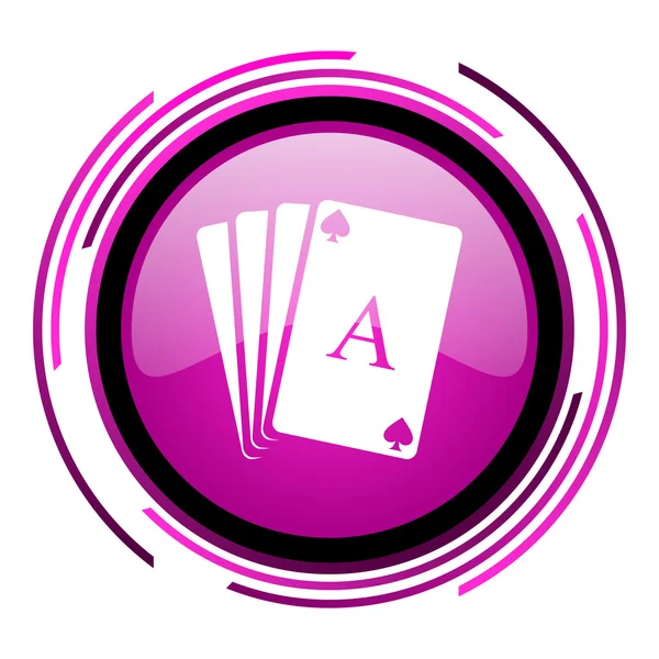 Playing cards icon — Stock Photo, Image