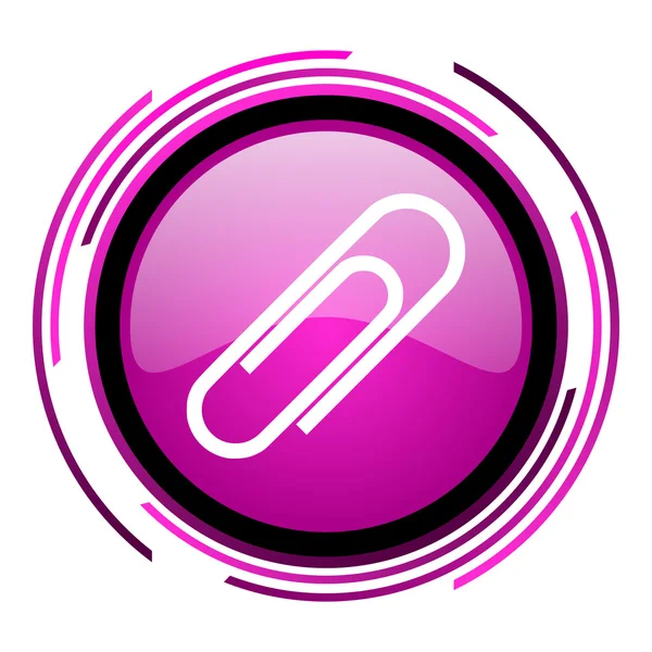 Paper clip icon — Stock Photo, Image