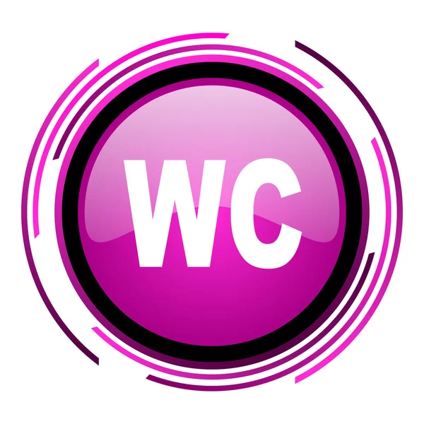 Wc icono — Foto de Stock