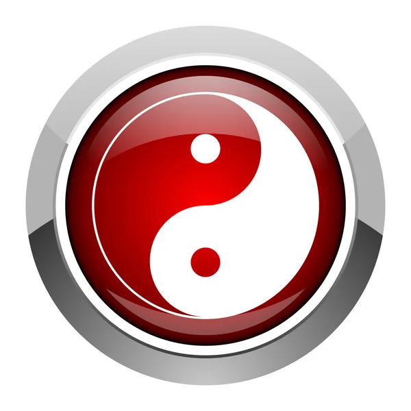 Icono de Ying yang — Foto de Stock