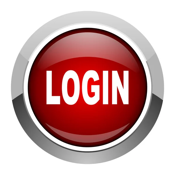 Ícone de login — Fotografia de Stock