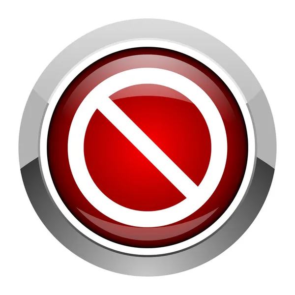 Access denied icon — Stock Photo, Image