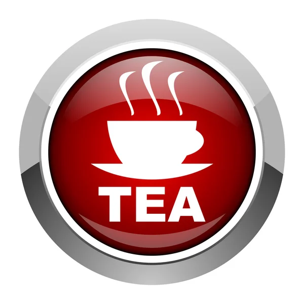 Herbata ikona — Zdjęcie stockowe