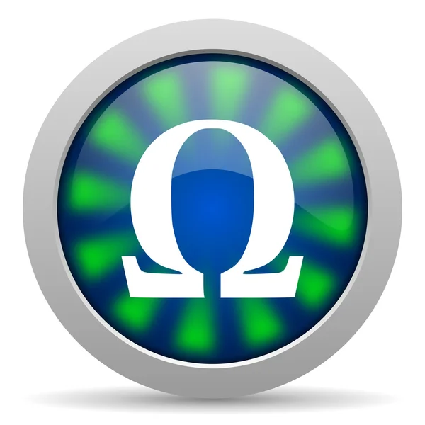 Omega pictogram — Stockfoto