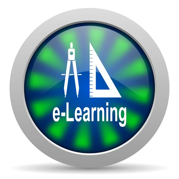 E-learning icon — Stock Photo, Image