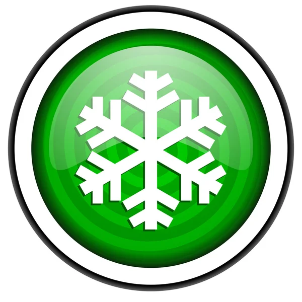 Sneeuwvlok pictogram — Stockfoto