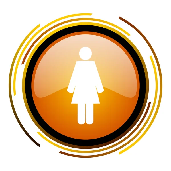 Woman icon — Stock Photo, Image