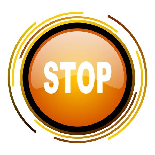 Stop pictogram — Stockfoto