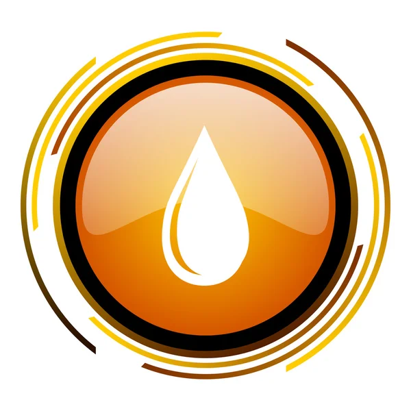 Water drop icon — Stock Photo, Image