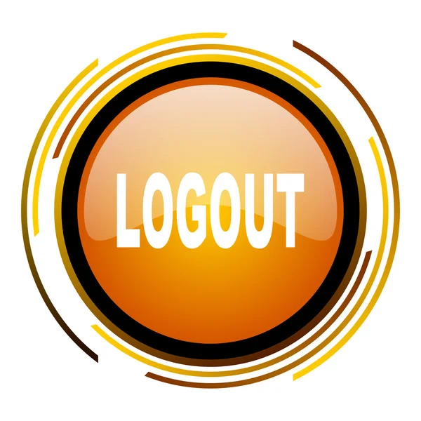 Logga ut-ikonen — Stockfoto
