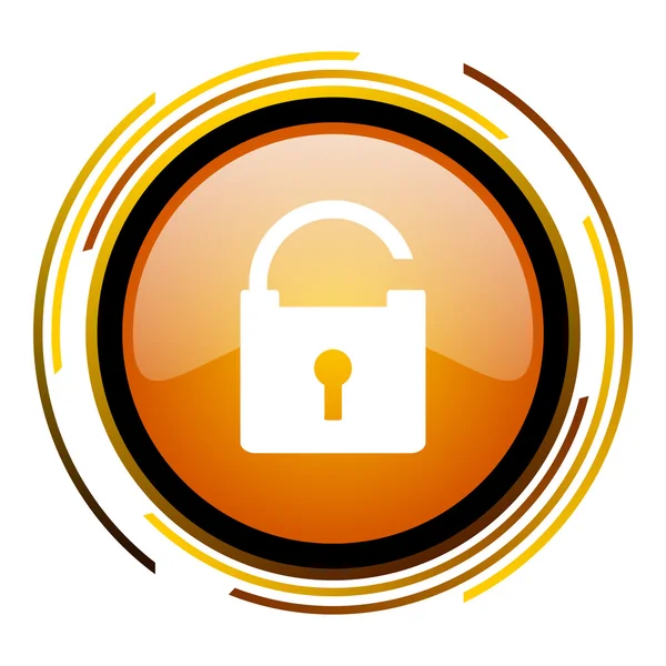 Padlock icon — Stock Photo, Image