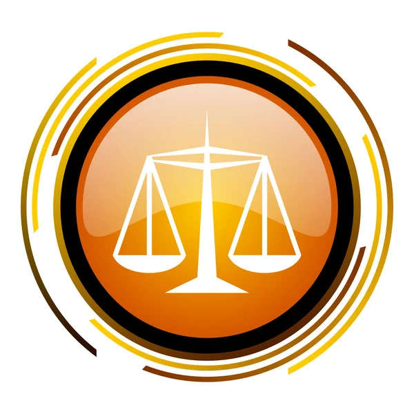 Justice icon — Stock Photo, Image