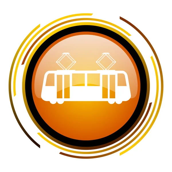 Tram pictogram — Stockfoto