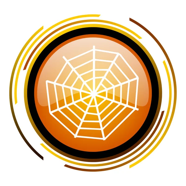 Spider web icon — Stockfoto