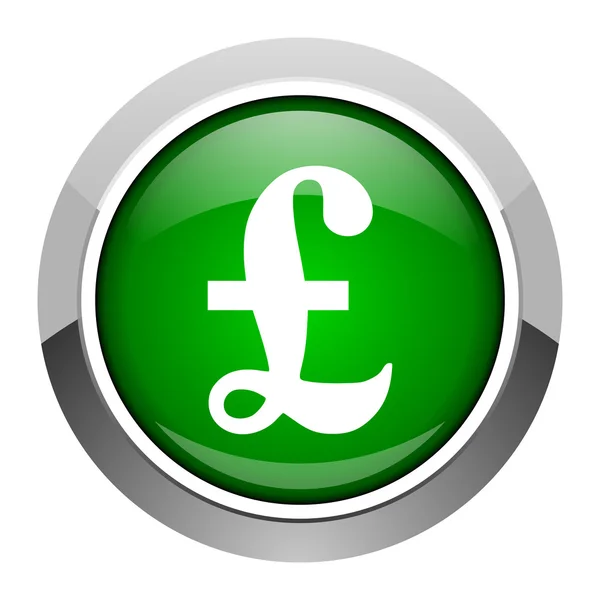 Pound icon — Stock Photo, Image