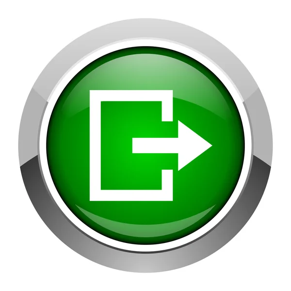 Exit icon — Stock Photo, Image