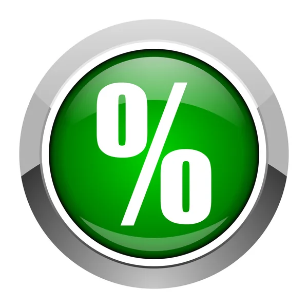 Percentage pictogram — Stockfoto