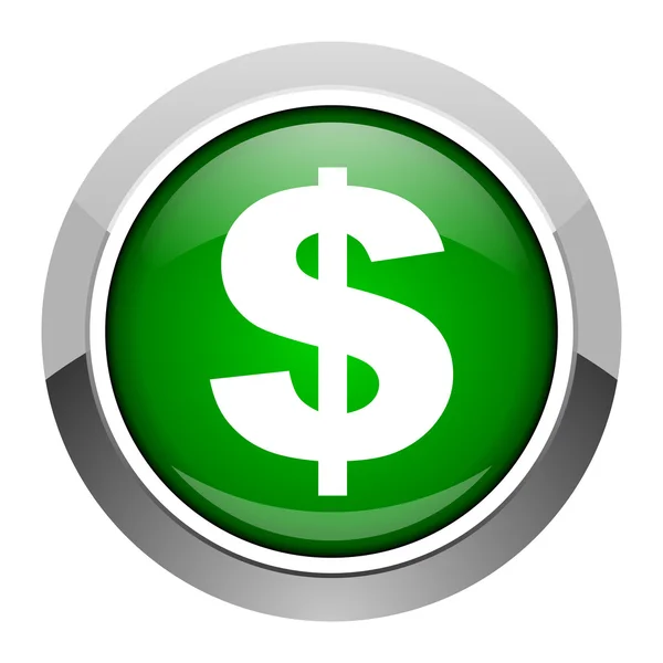 Us dollar icon — Stock Photo, Image