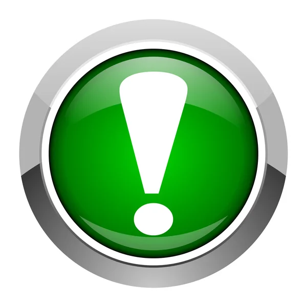 Warning icon — Stock Photo, Image