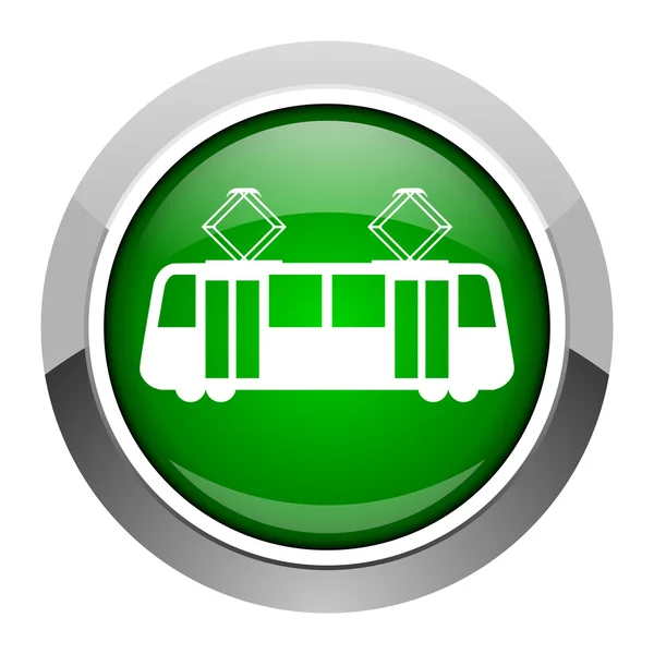 Tram pictogram — Stockfoto