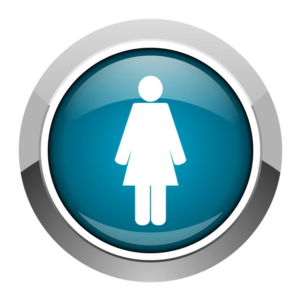 Woman icon — Stock Photo, Image