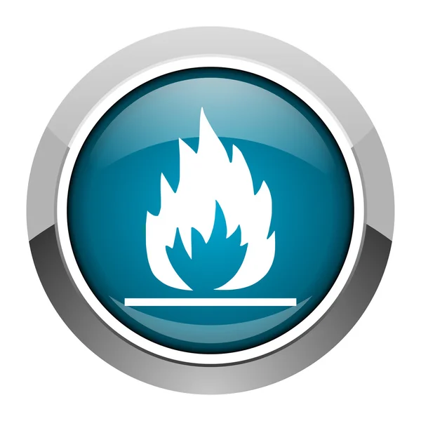 Flames icon — Stock Photo, Image