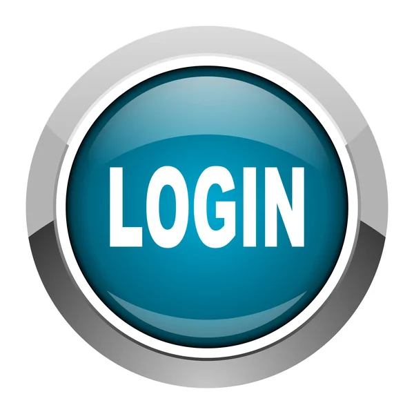 Ícone de login — Fotografia de Stock