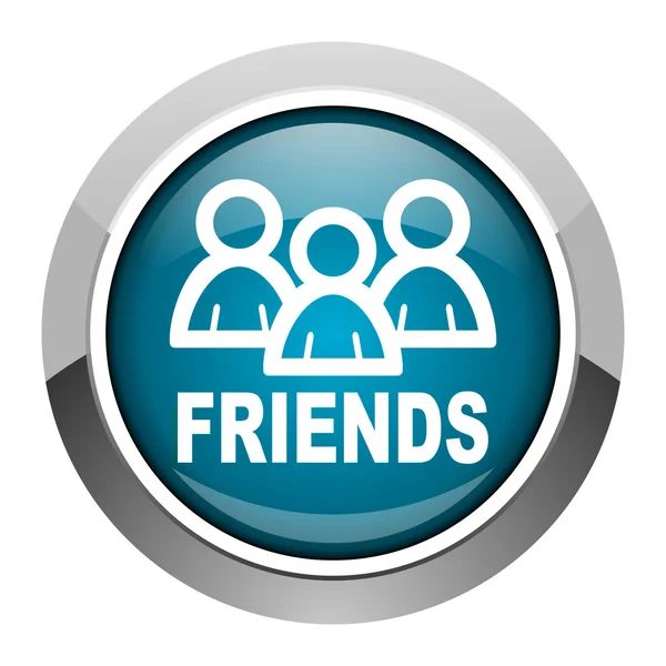 Friends icon — Stock Photo, Image