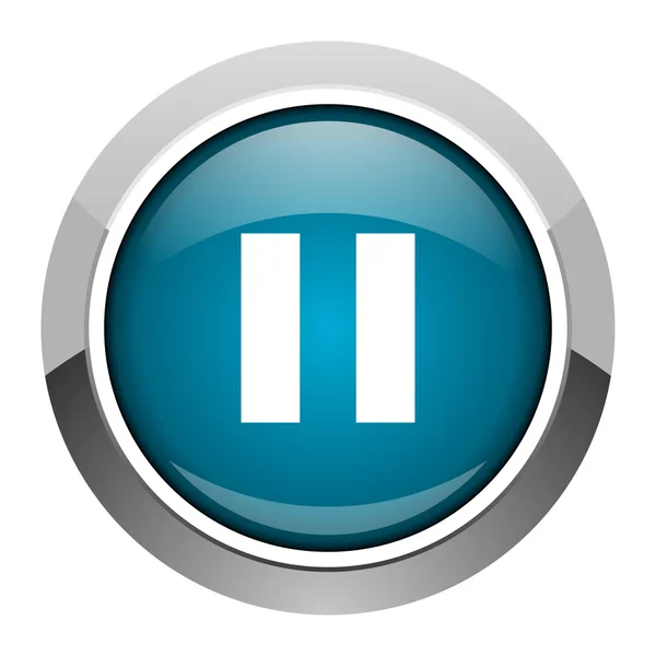 Pause icon — Stock Photo, Image