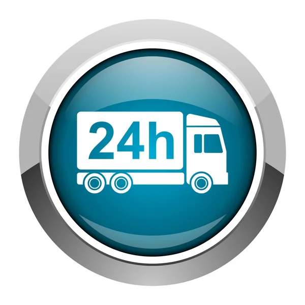 Delivery 24h icon — Stock Photo, Image
