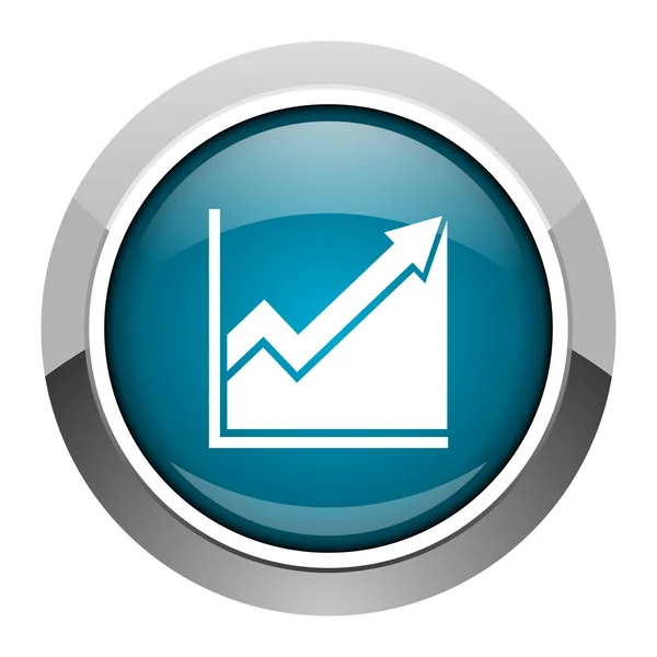 Histogram icon — Stock Photo, Image