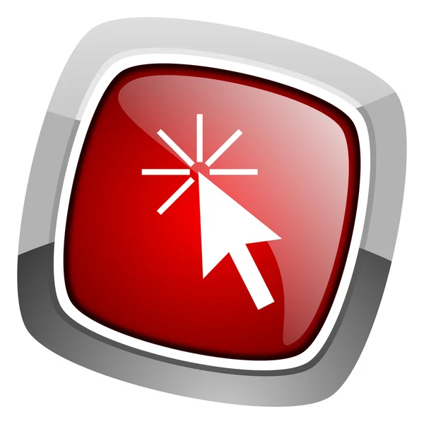 Click here icon — Stock Photo, Image